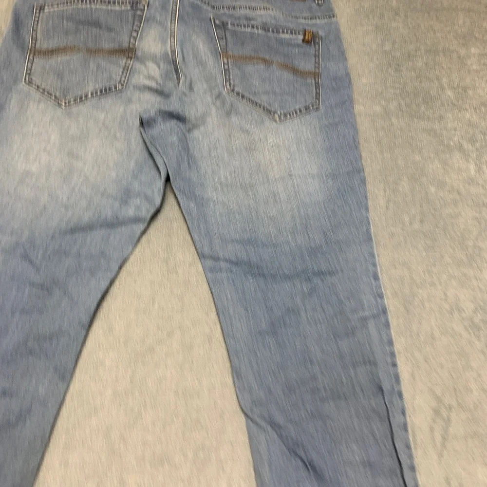 Buffalo David Bitton Axel Slim Fit Jeans Mens 36x30 Blue Denim Stretch Straight